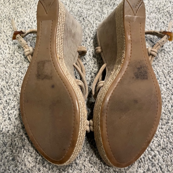 Prada Beige Suede Espadrilles Wedges - Picture 6 of 6